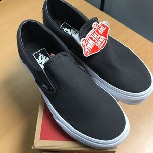 Brand New Vans Slip on Mono Canvas Asphalt
